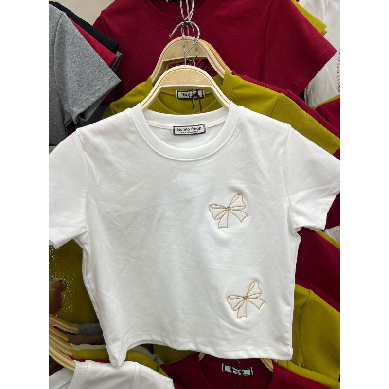 BJ - CROP TOP PITA NOMBO SHOP 6 สี IMP BKK