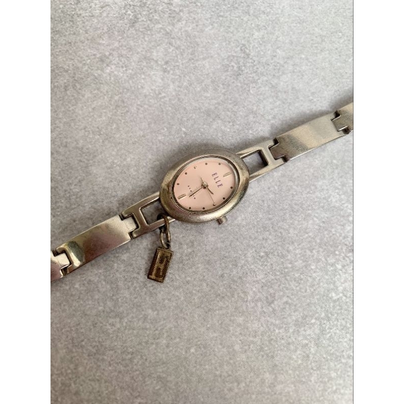 Preloved Elle นาฬิกาวินเทจ unisex มือสองของแท้
