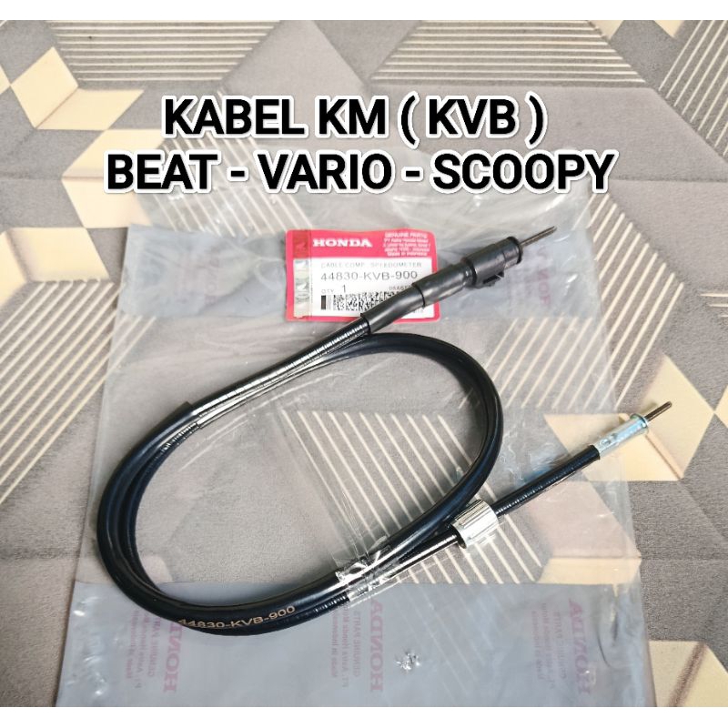 KILOMETER CABLE (KVB) HONDA BEAT VARIO OLD SCOOPY SPACY VARIO 110 CBS TECHNO BEAT F1 SPEEDOMETER CAB