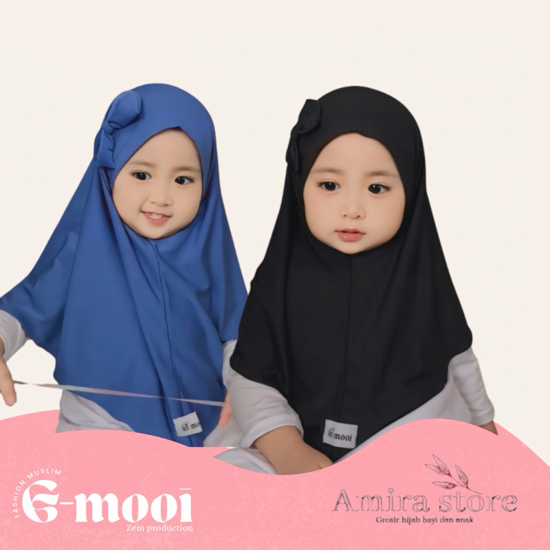 G-MOOI ฮิญาบเด็ก 0-6 เดือน 1-8 ปี MISYA RIBBON ฮิญาบเด็ก ผ้าคลุมผมเด็กแรกเกิด - รูปที่ 5