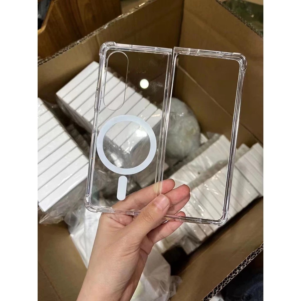 เคส ANTIACK MAGSAFE SAMSUNG Z FLIP 4 / Z FOLD 4 MAGSAFE CLEAR สําหรับ SAMSUNG
