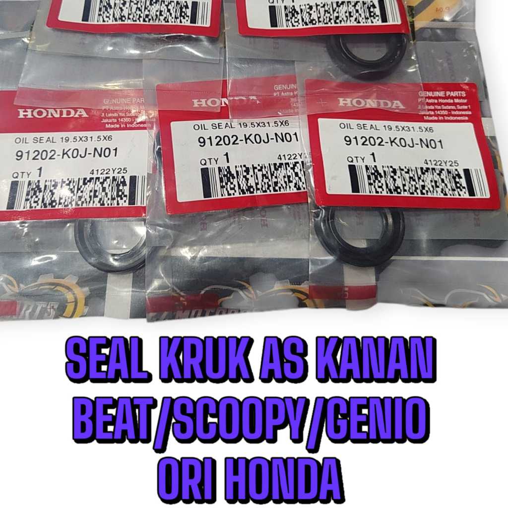 RIGHT CRANK AXLE SEAL GENIO BEAT FI LED 91202-K0J-N01
