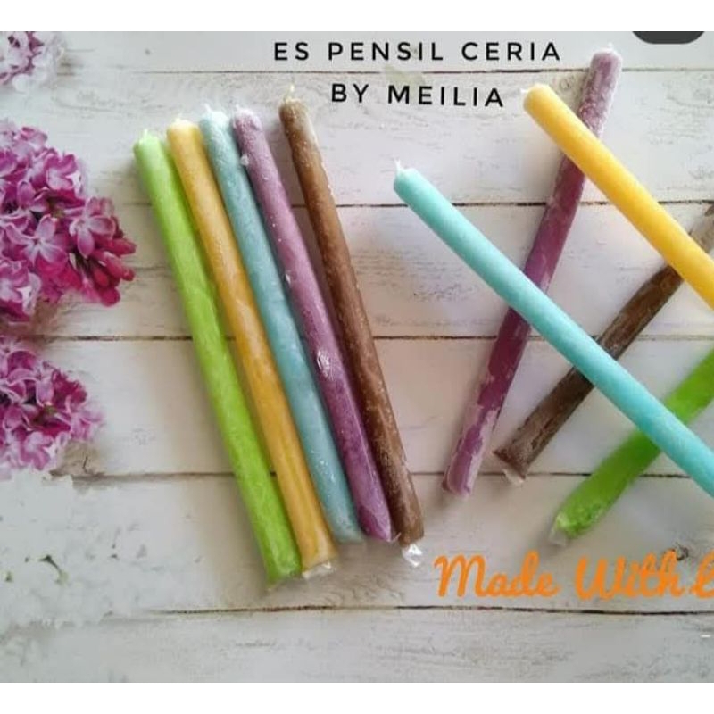 LILIN ดินสอน้ําแข็งพลาสติก 1 กก./ดินสอน้ําแข็ง Mambo marker/เทียนน้ําแข็ง 1.8x3/2x35/2x20/2.5x25/2.7