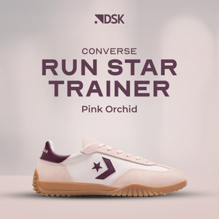 Converse Run Star Trainer Pink Orchid 100% Original Sneakers Casual Wanita Sepatu Original Sepatu Converse WAnita Sepatu Original