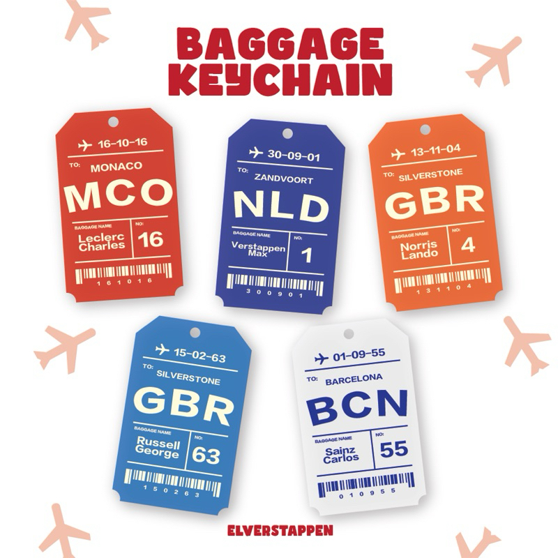 พวงกุญแจ Baggage F1*