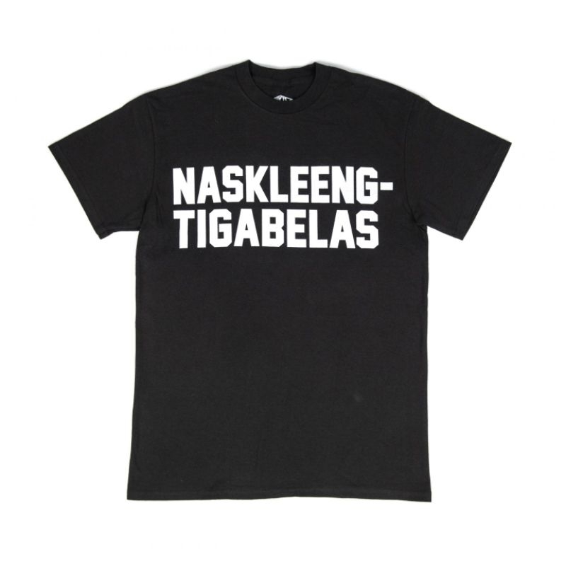 NK13 เสื้อยืด FONT สีดํา