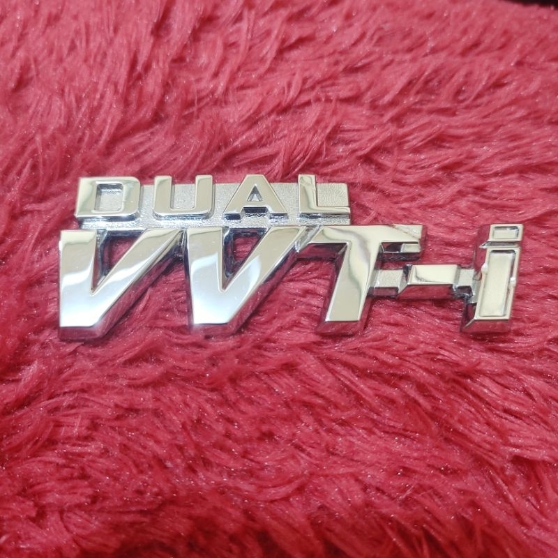 สัญลักษณ์โลโก้ DUAL VVT-I Chrome