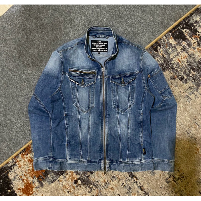 เสื้อแจ็คเก็ตทํางาน Double Zip Burtle