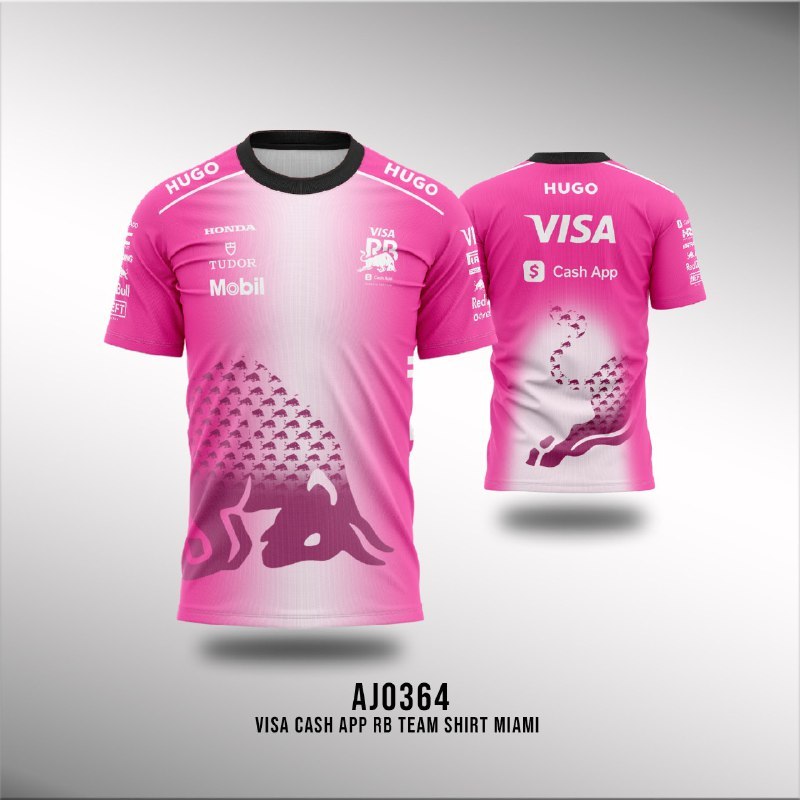 F1 Miami Pink Hugo Honda Jersey 2025