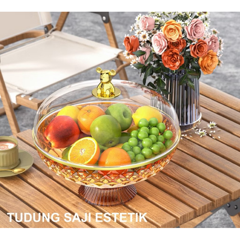 Aesthetic Food Cover Fruit Ice Container Bread Container