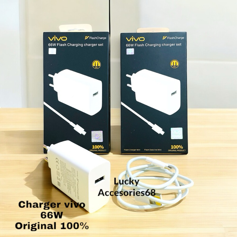 Vivo 66w usb to type c fast charge charger ของแท้ 100%