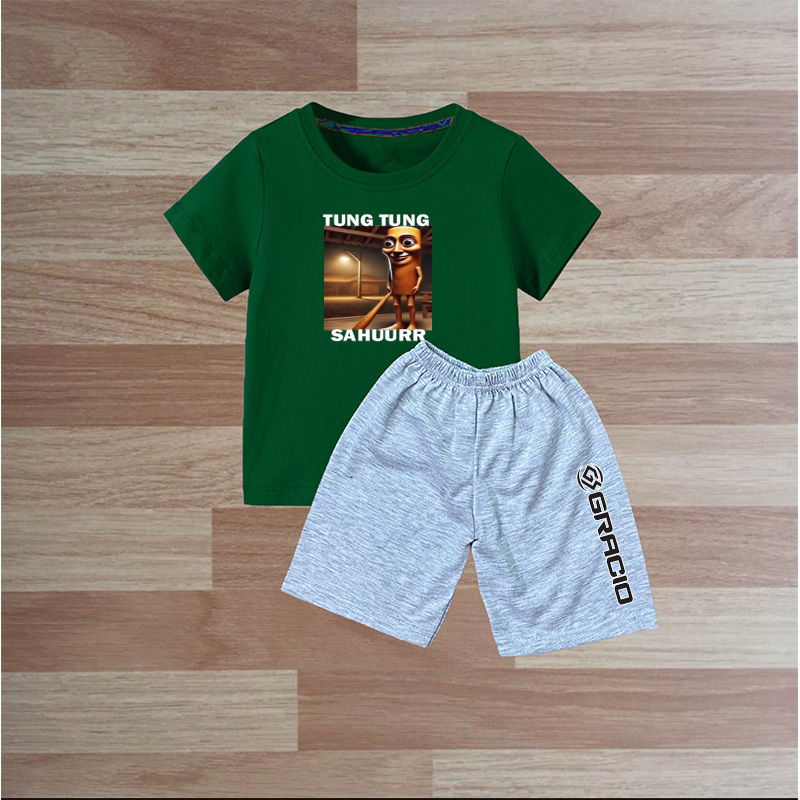 GK Unisex ชุดเด็กเด็กชายและเด็กหญิงชุด Tung Sahur ภาพ 169 Tung Tung Sahur Anomali