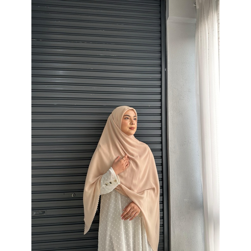 Hijab Syari 150x150 Jumbo Chiffon Arab Premium Chiffon Square Hijab