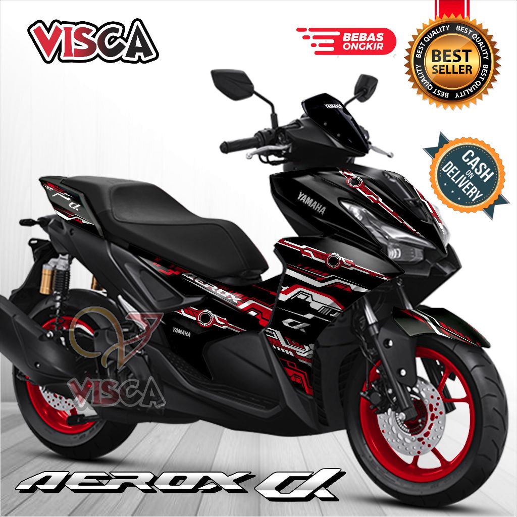 รูปลอก Aerox Alpha Full Body สติกเกอร์ Aerox CX 2025 Cool Striping Aerox Alpha Cx 2025 รูปลอก Variat
