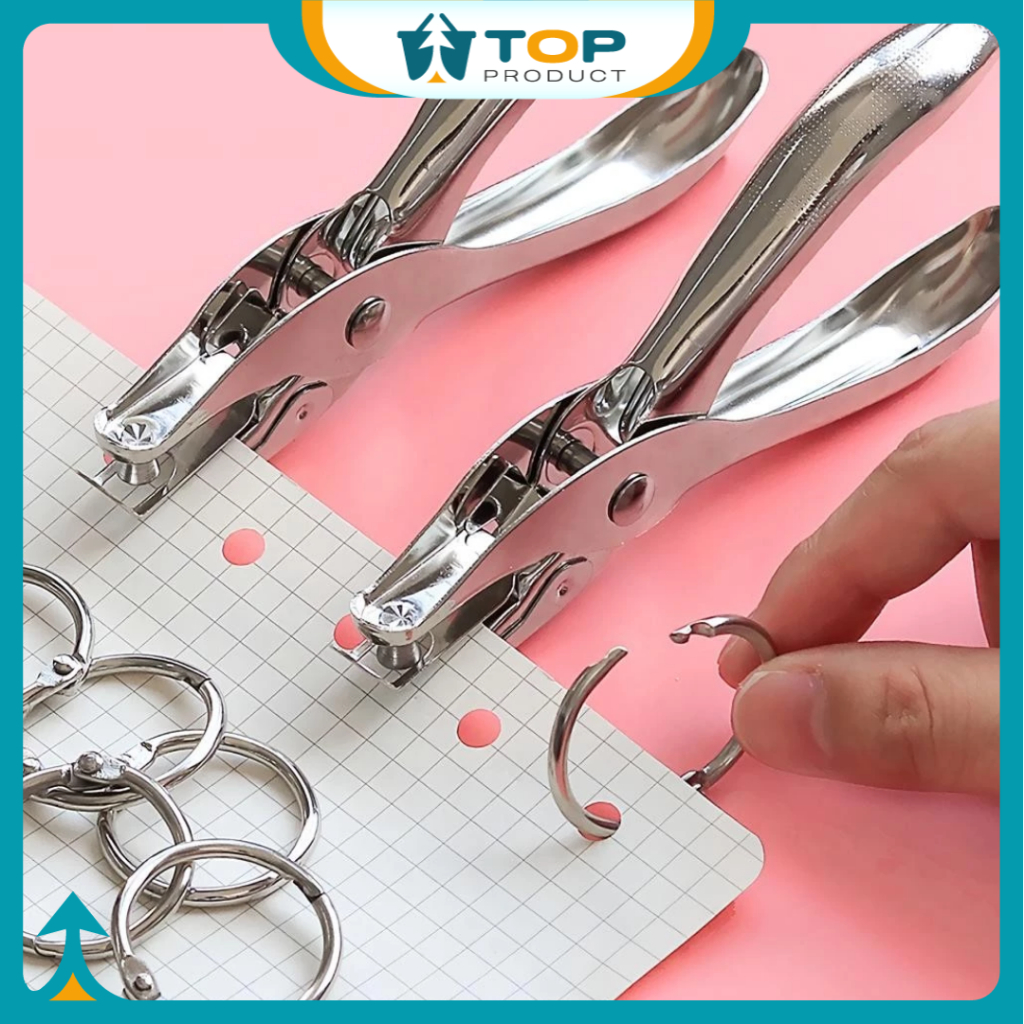 Paper Punch 1 Hole 6MM Perforator Single Paper Punch One Hole Punch ATK3007