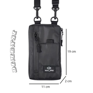 HP Aura Gentri Premium กันน้ํา Mini Hanging Walet Sling Bag สําหรับผู้ชายและผู้หญิง