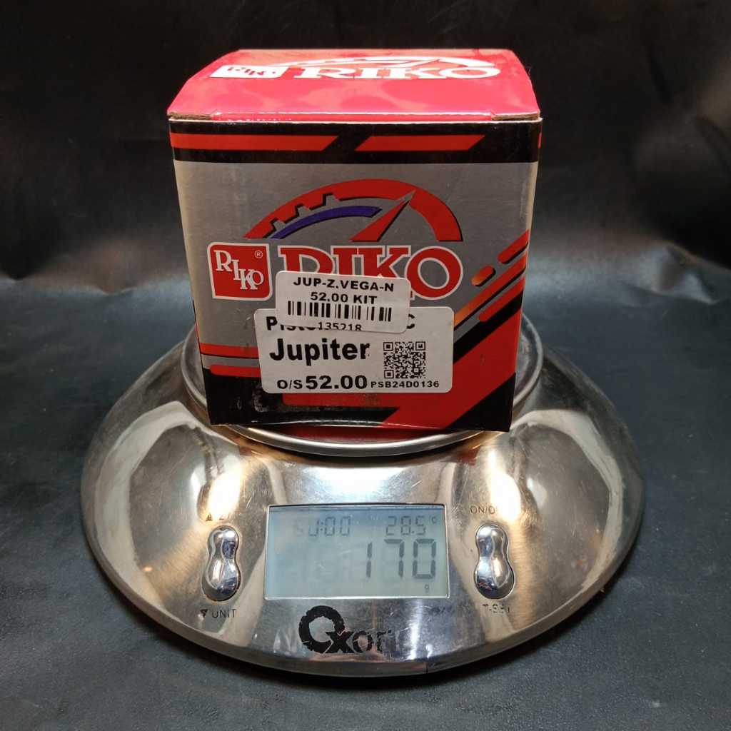 PISTON KIT SEHER DOME JUPITER-Z VEGA-NEW PEN 13 DIA *52.00 S/D DIA *64.00 RIKO