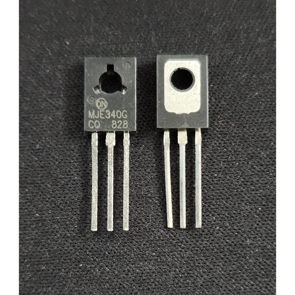 ทรานซิสเตอร์ MJE340G MJE340 G Silicon NPN 300V 20W 0.5A สําหรับอุปกรณ์ดําเนินการสายแบบไร้หม้อแปลง