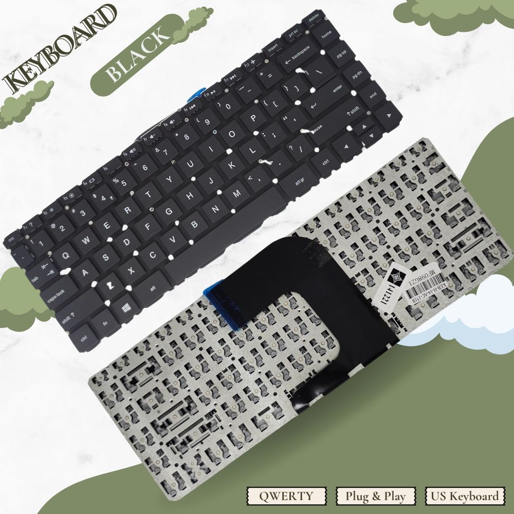 คีย์บอร์ดคุณภาพดีที่สุด HP 14-AC001TU 14-AC002TX 14-AC002TU 14-AC143TX 14-AC143TU - รับประกัน