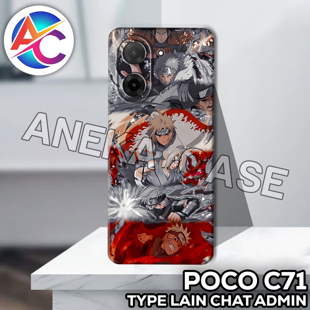 AC10/Case Poco C71/Motif ANIME/softcase Poco C71/casing Poco C71/silicone Poco C71
