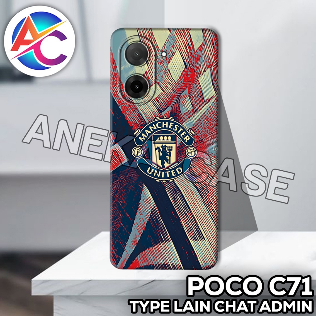 AC41/เคส Poco C71/Motif COWOK/softcase Poco C71/casing Poco C71/silicone Poco C71