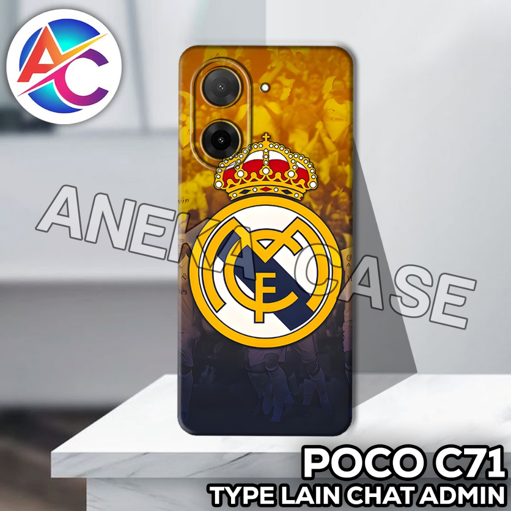AC65/Case Poco C71/Motif COWOK/softcase Poco C71/casing Poco C71/silicone Poco C71