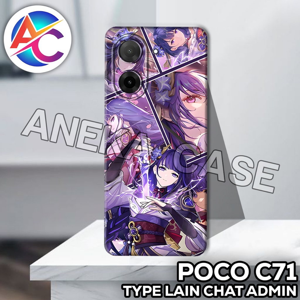 AC68/Case Poco C71/Motif ANIME/softcase Poco C71/casing Poco C71/silicone Poco C71