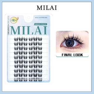MILAI Bulu Mata C05 Kucing Kecil Bulu Mata Palsu Serat Kapas Premium - Bulumata Eyelash Extension