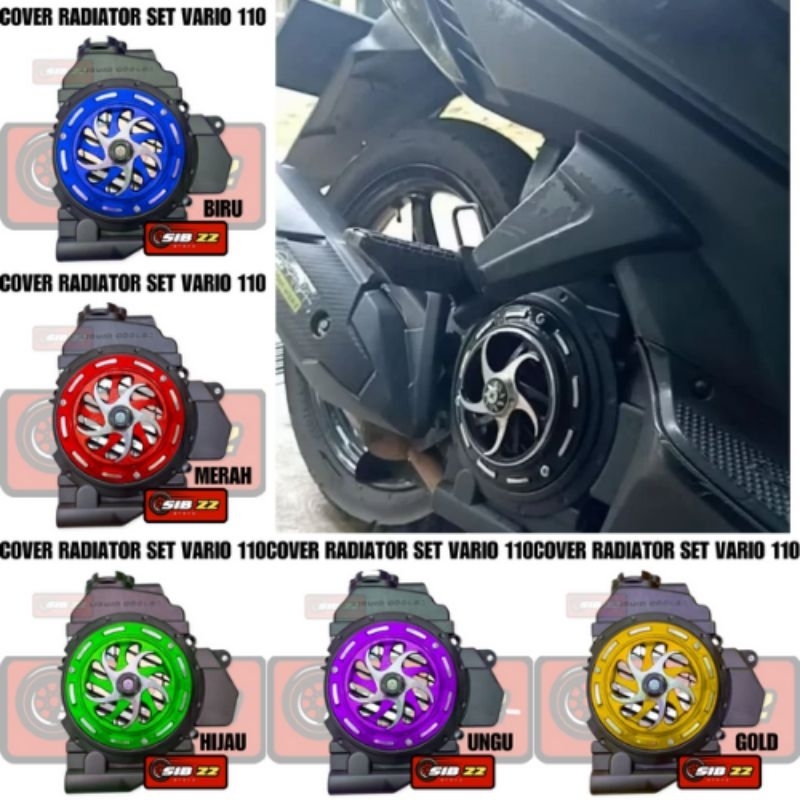Vario 110 Karbu ชุดฝาครอบหม้อน้ํา Spinner Blade PNP Vario 110 Karbu 2006-2013