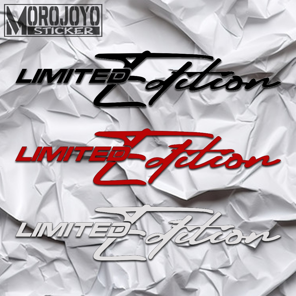 สติ๊กเกอร์ LIMITED EDITION 7