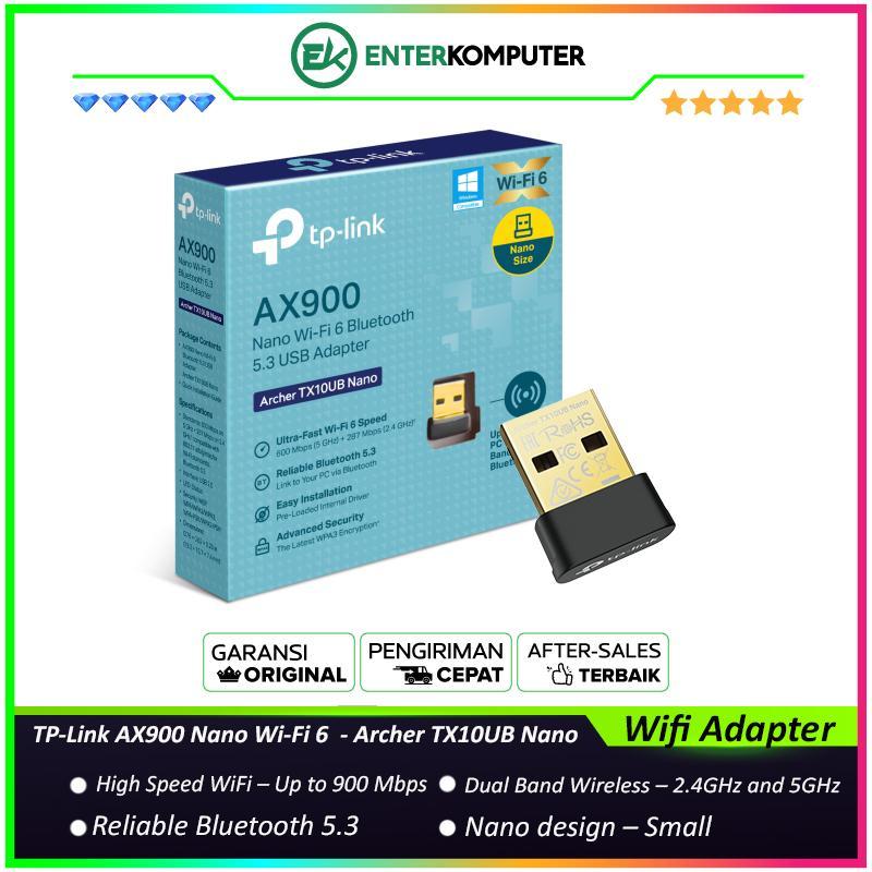 TP-Link AX900 Nano Wi-Fi 6 Bluetooth 5.3 USB Adapter - Archer TX10UB Nano