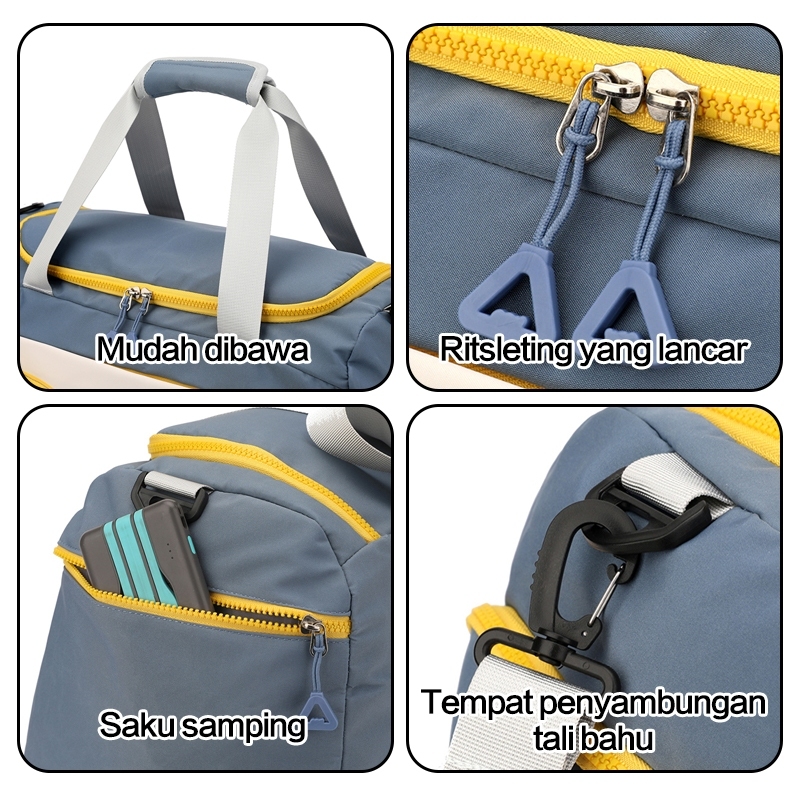 EXCLUSIVE Jzr กระเป๋ารวม กระเป๋าเดินทาง กระเป๋ากีฬาฟิตเนส กระเป๋ากีฬา กระเป๋าลงทะเบียน