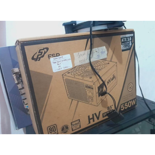 FSP HV PRO 550W 85+ ATX 3.0 - 80+ Bronze - พาวเวอร์ซัพพลาย PSU PC ปกติ