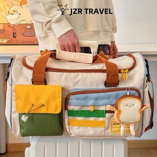 Tas travel kartun Jzr tas kartun tas kombinasi koper tas olahraga kebugaran tas olahraga tas terdaftar tas tangan tas travel gerbang keberangkatan tas travel izr C014