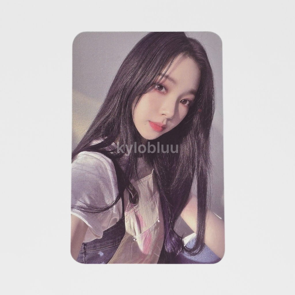 [READY] PHOTOCARD PC OFFICIAL AESPA KARINA EVENT COLLAR CLIO ROUND 3 R3 PALETTE VER