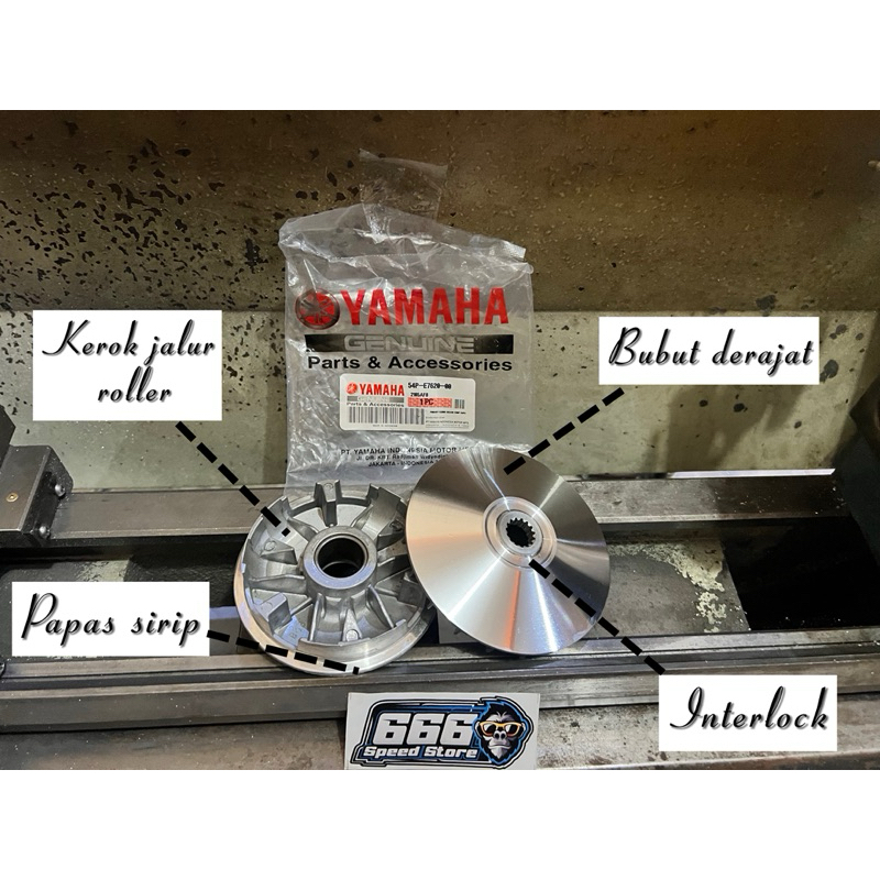 รอก รอก 54P เครื่องกลึงและมีดโกน Roller ที่อยู่อาศัย mio j soul gt 115 fino 115 xride racing custom 