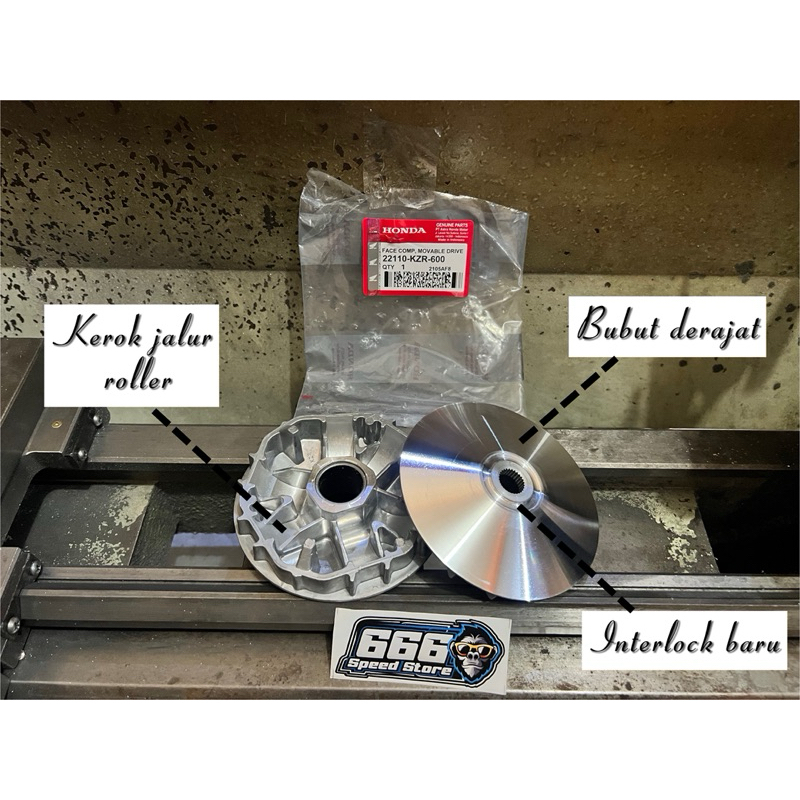 ชุดลูกรอกลูกกลิ้งแบบกําหนดเอง racing house vario NEW 150 125 pcx 150 รหัส KZR เครื่องกลึงพัดลม 14 13.8 13.5 13 องศา Scrap Roller เส้นทาง