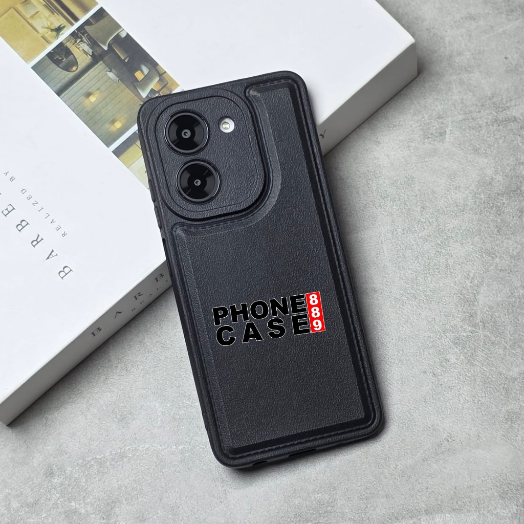 POCO C71 CASE LEATHER PRO BLACK CASE BLACK POCO C71