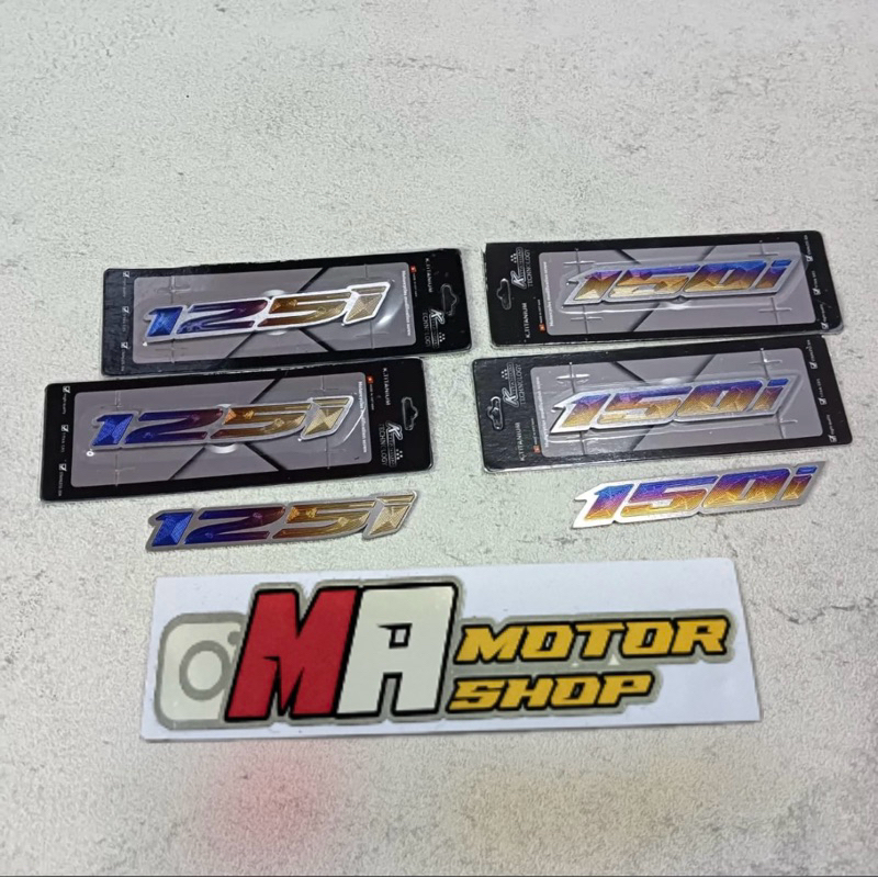 สัญลักษณ์โลโก้ Titanium CC MOTOR 125i 150i ของแท้ ราคาต่อชิ้น