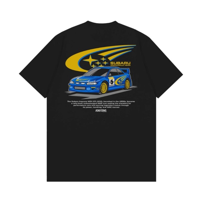 ReignlycrowdPro - เสื้อยืด Subaru Wrx Black