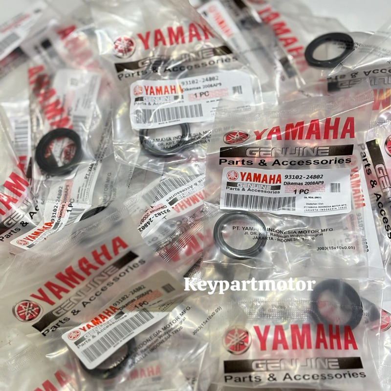 Aerox ซีลเพลาข้อเหวี่ยง 10 ชิ้น Krug แพคเกจเพลาข้อเหวี่ยงซ้าย Aerox Lexi Nmax 155 ใหม่ 2020-2021 Yamaha