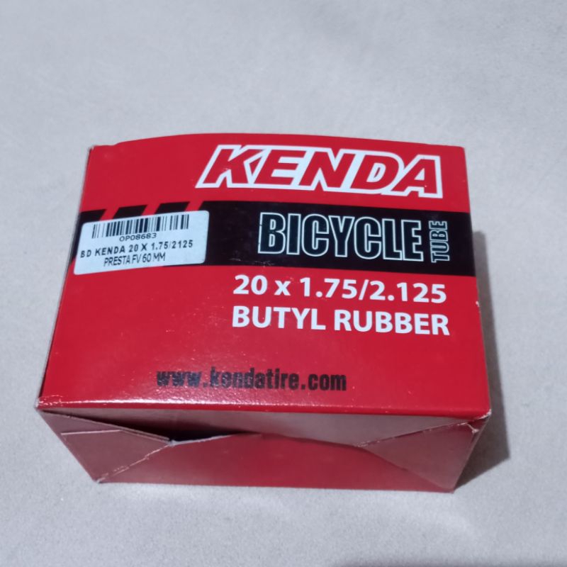 ยางใน Kenda 20 x 1.75 - 2.125 FV