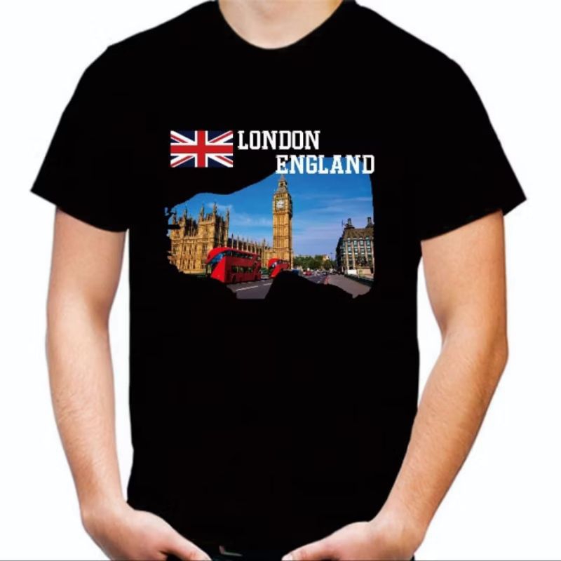 เสื้อยืด SOUVENIR BY LONDON ENGLAND