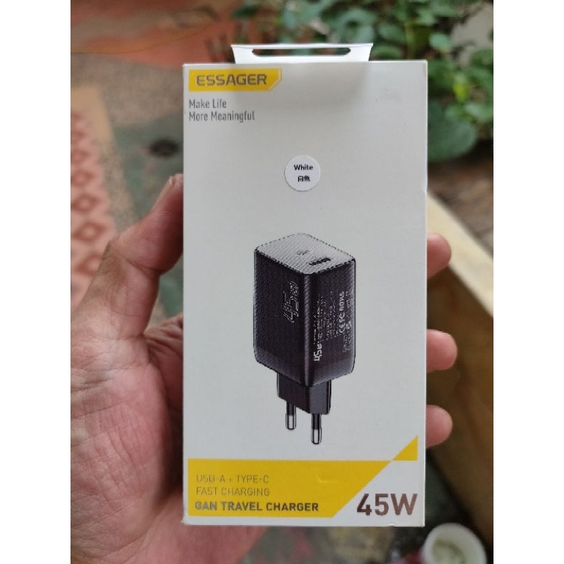 อะแดปเตอร์ชาร์จ/หัว Esaager GaN 45Watt ดั้งเดิม