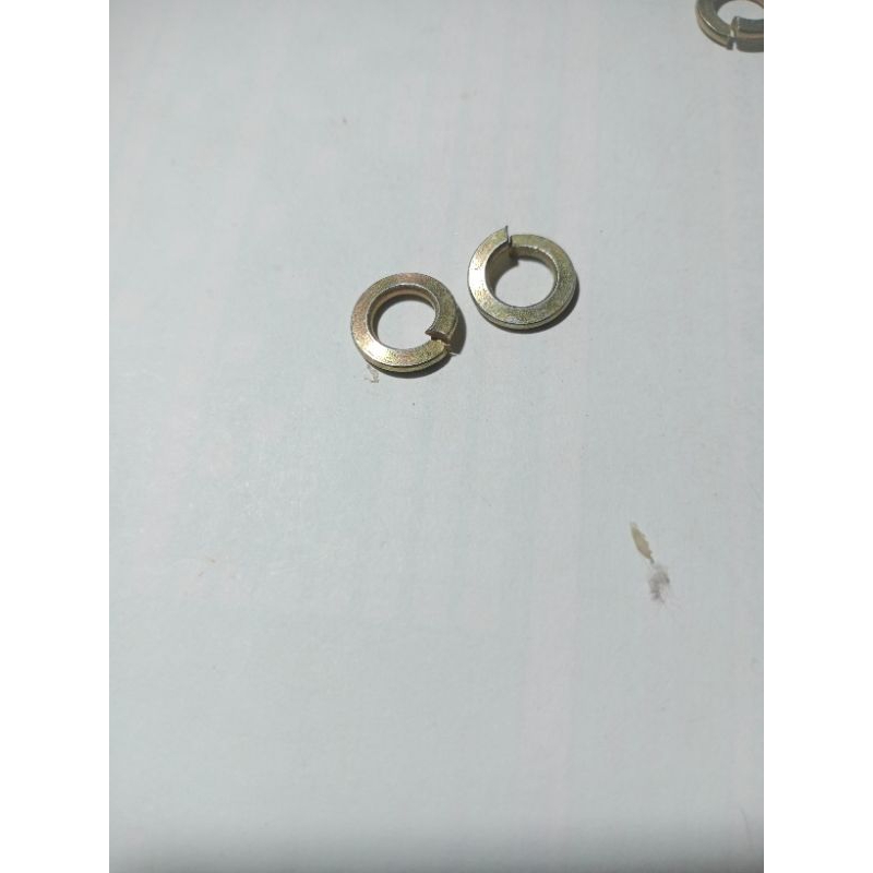 (5 ชิ้น/ชิ้น) แหวนต่อ ver veer ber M6/6mm สีเหลือง