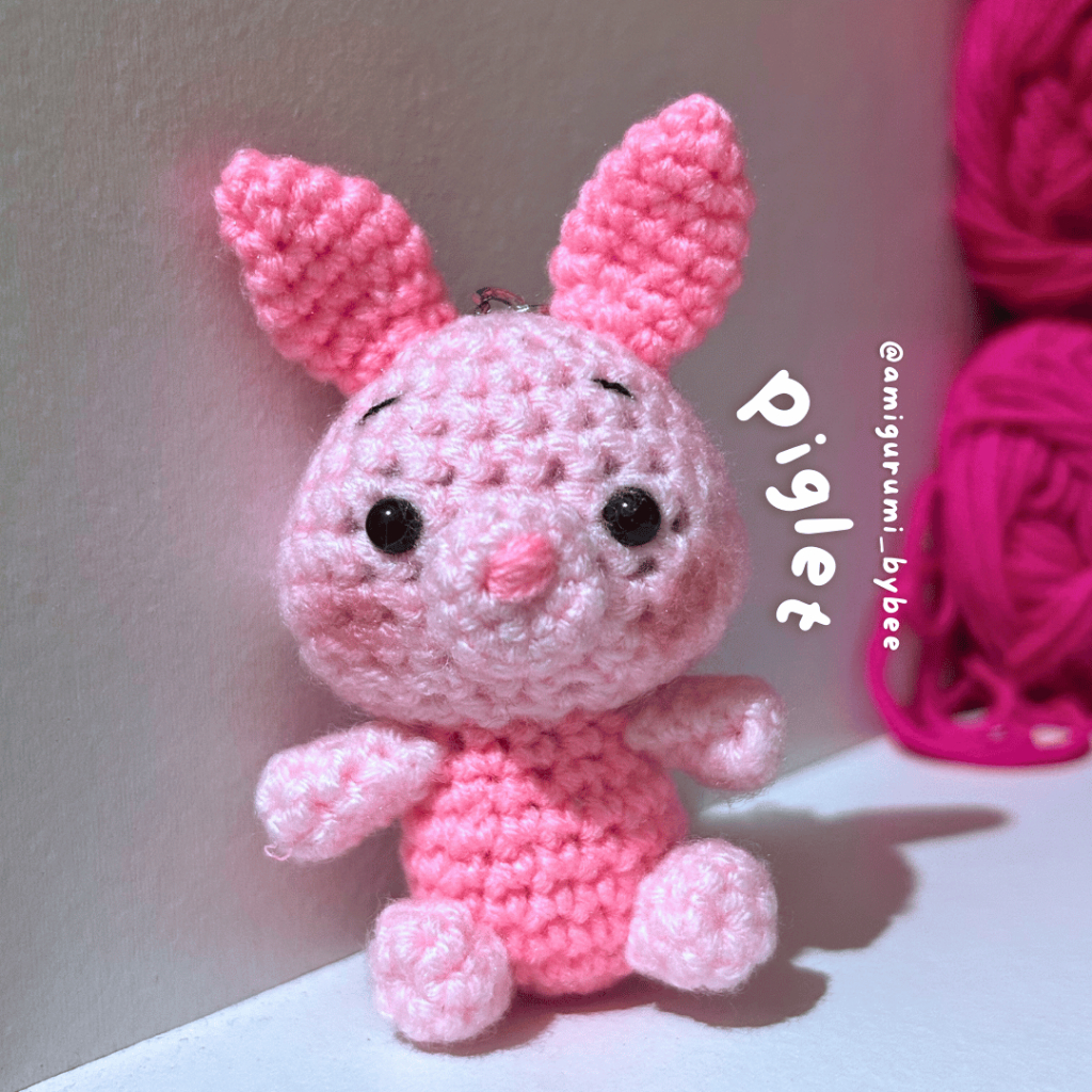 พวงกุญแจถัก GUNGAN Piglet