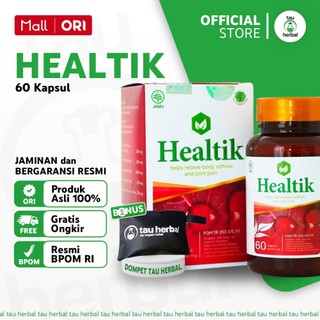 Healtik - Obat Herbal Original untuk Nyeri Sendi Rematik Asam Urat - 60 Kapsul