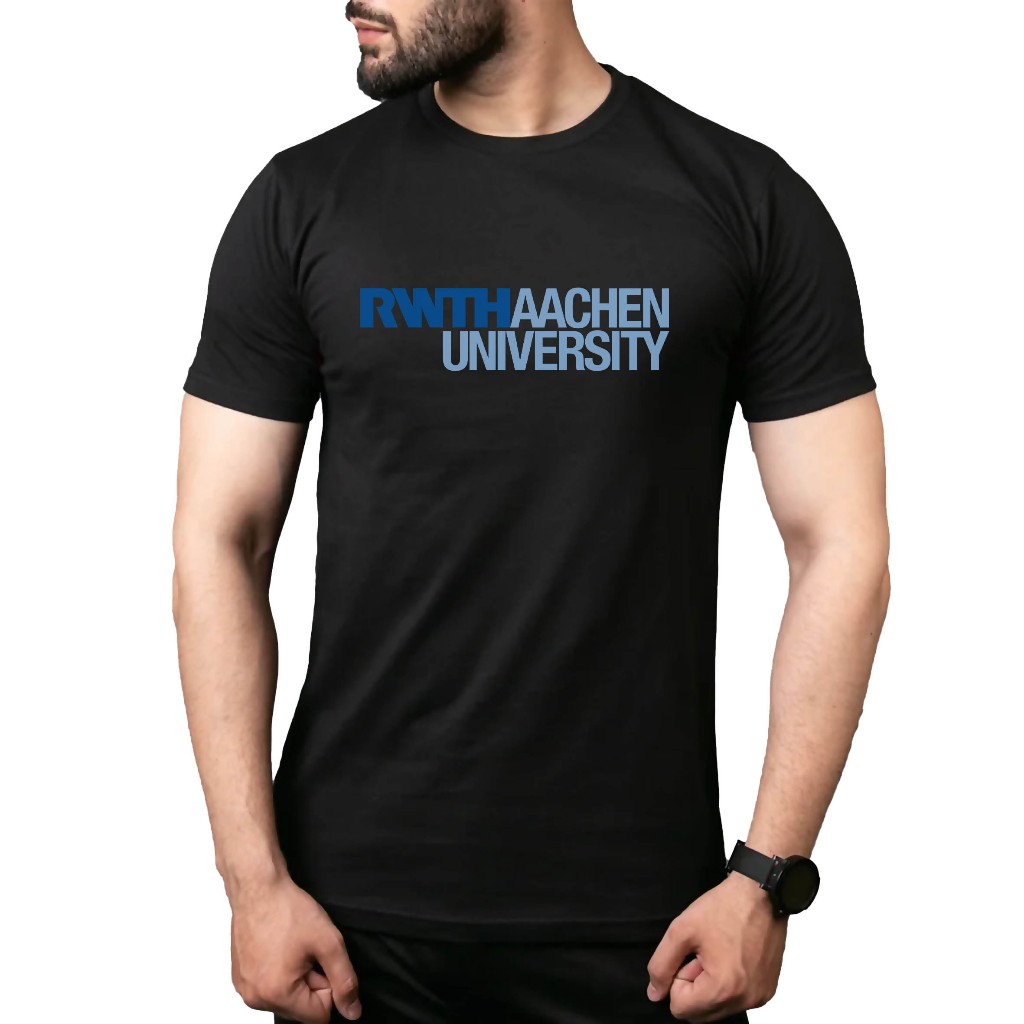 RWTH AACHEN University Germany Cotton Combed เสื้อยืดแขนสั้น