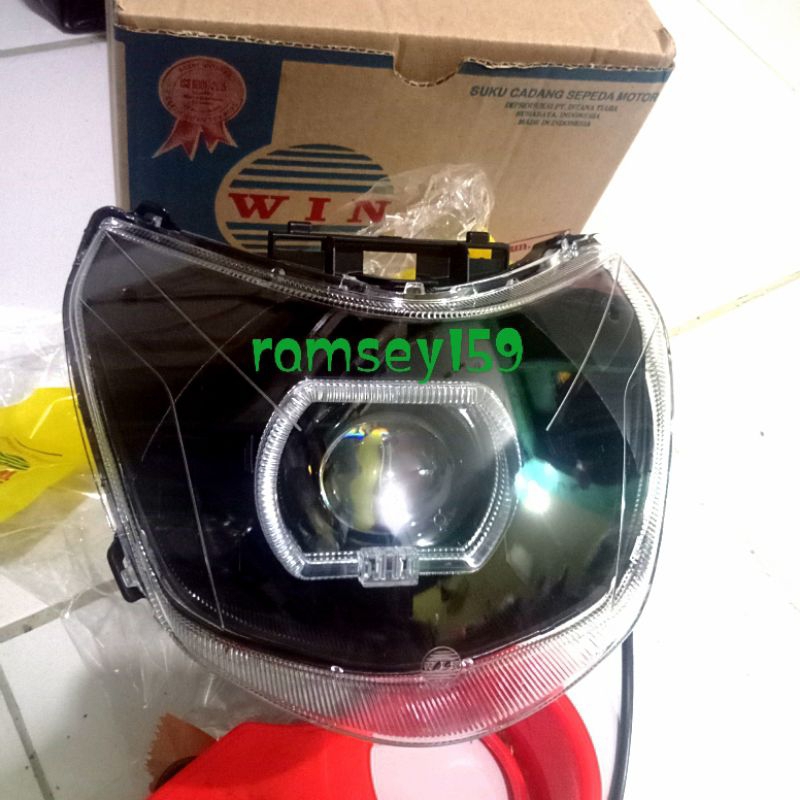 ชุดสะท้อนแสงไฟหน้า Spacy โปรเจคเตอร์ bud 3inc Honda spacy ชุดไฟหน้า bed 3inc