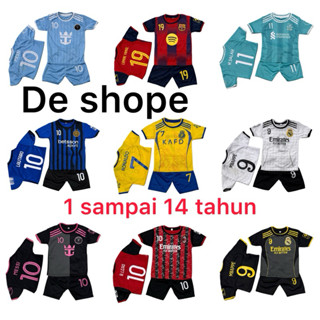 ชุดเสื้อฟุตบอลสําหรับ CHILDREN 1 - 14 ปีใหม่ล่าสุดเด็กเสื้อฟ…